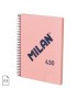 Bloc Milan 430 A5 80H Liso Rosa