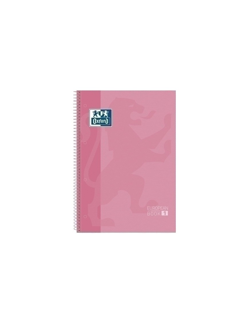Block Oxf. Eu.Book 1 A4 80H Hz. Rosa