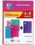 Block Oxf.Sch.Blanda Fº 80H Cd.4 Pk 4+1