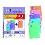Block Oxf.Sch.Extra Fº 80H Cd.4 Pk.4+1(C