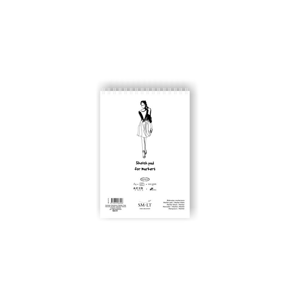 Bloc Boceto Smiltainis A4 50H Rotulador