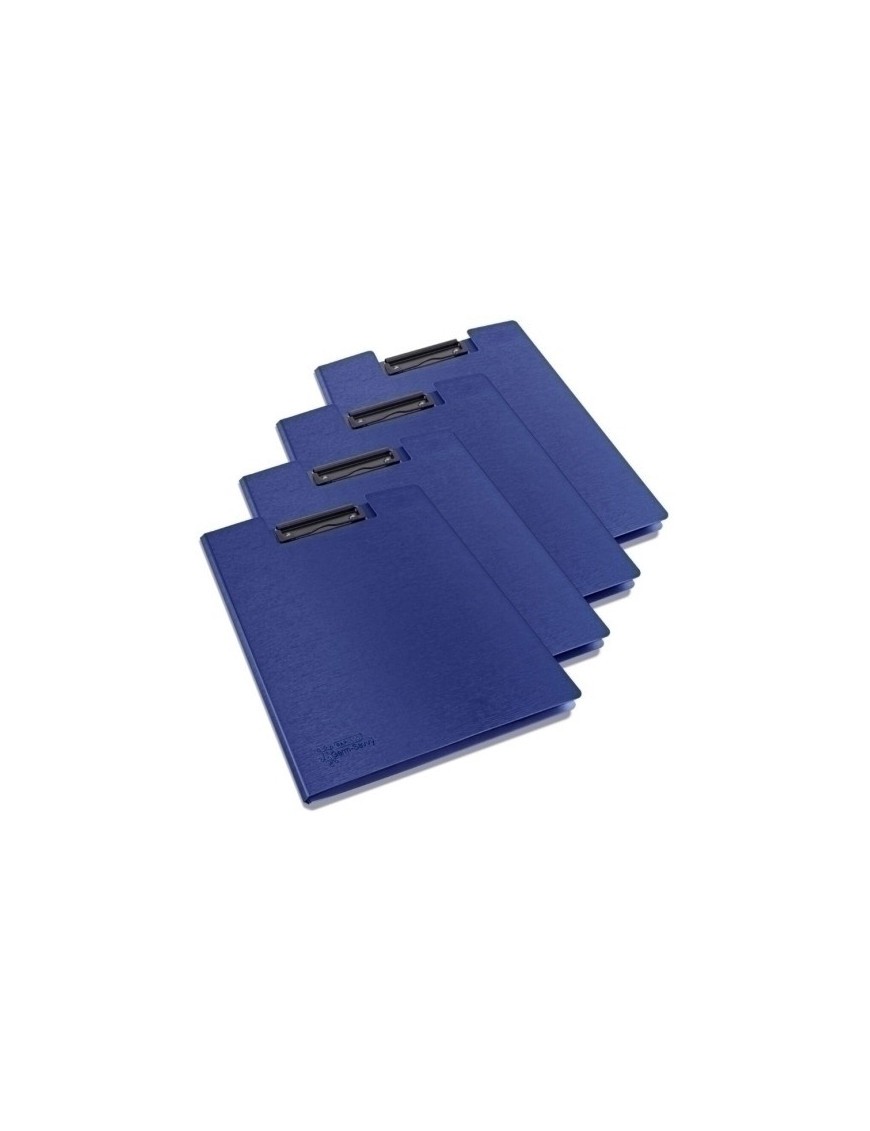 Carp. Pinza Rapesco A4 Azul Pack De 4