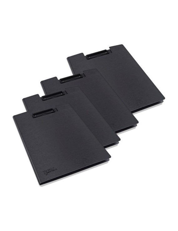 Carp. Pinza Rapesco A4 Negro Pack De 4