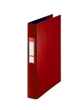 Carpeta Essel.Pvc Of.Fº 4 An.25 Mx Rojo