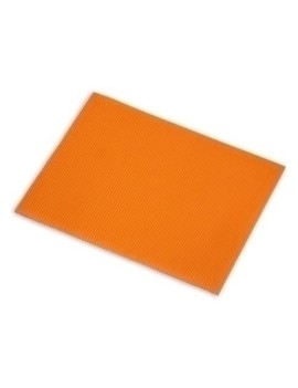 Carton Ondul. Hoja 50X65 Naranja P/5