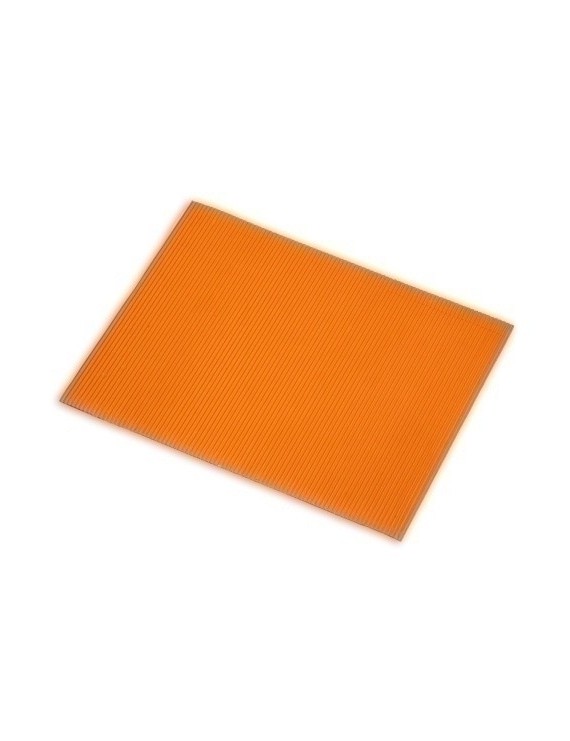 Carton Ondul. Hoja 50X65 Naranja P/5