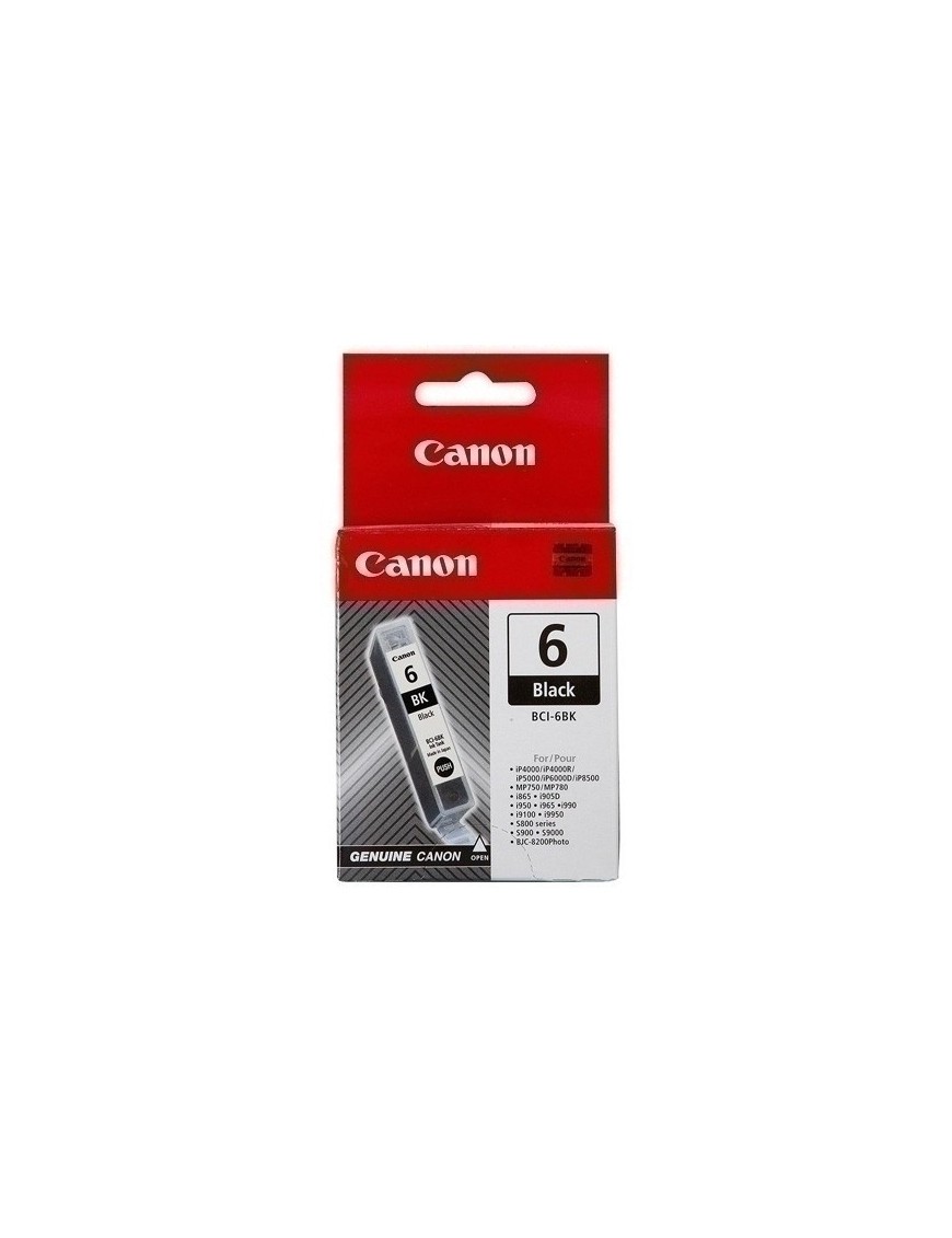 Cart.Ij.Canon Bci-6Bk Negro