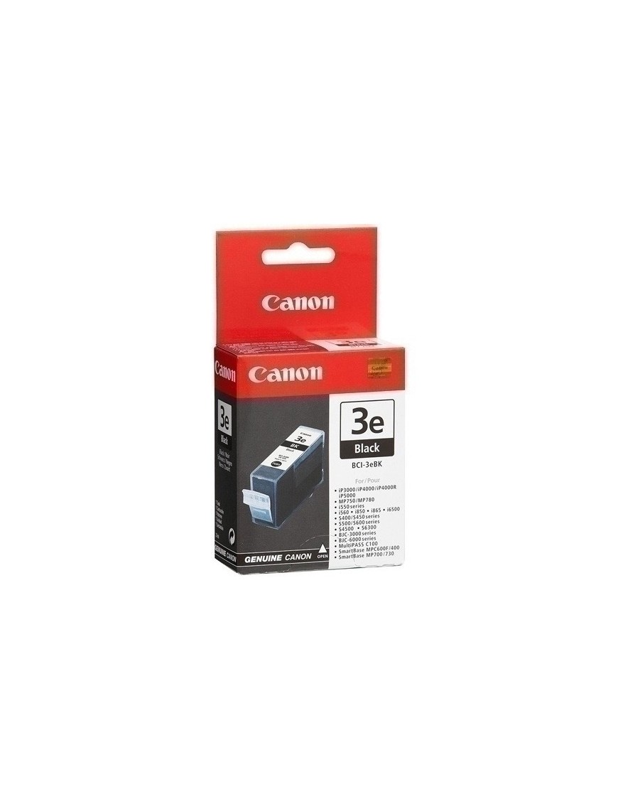 Cart.Ij.Canon Bci3Ebk Carga Negra