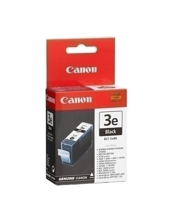 Cart.Ij.Canon Bci3Ebk Carga Negra