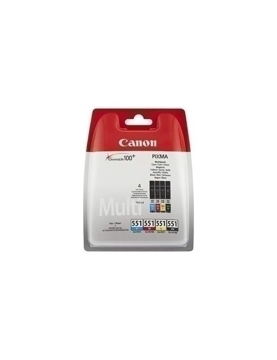 Cart.Ij.Canon Cli-551 Pack 4