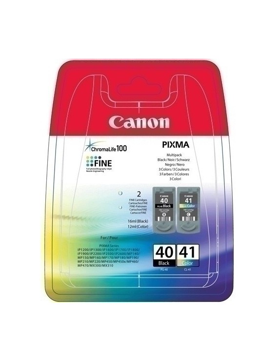 Cart.Ij.Canon Pg40-Cl41 Multipack