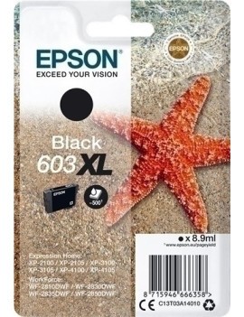 Cart.Ij.Epson T03A140 Nº603Xl Negro