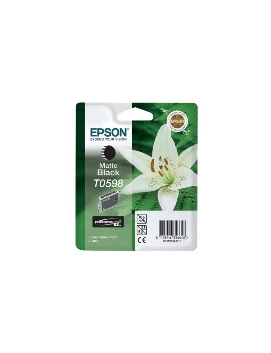 Cart.Ij.Epson T059840 R2400 Negro Mate