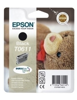 Cart.Ij.Epson T061140 D68/88 Negro