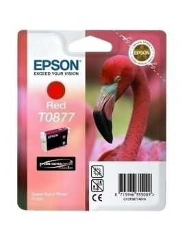 Cart.Ij.Epson T087740 Rojo