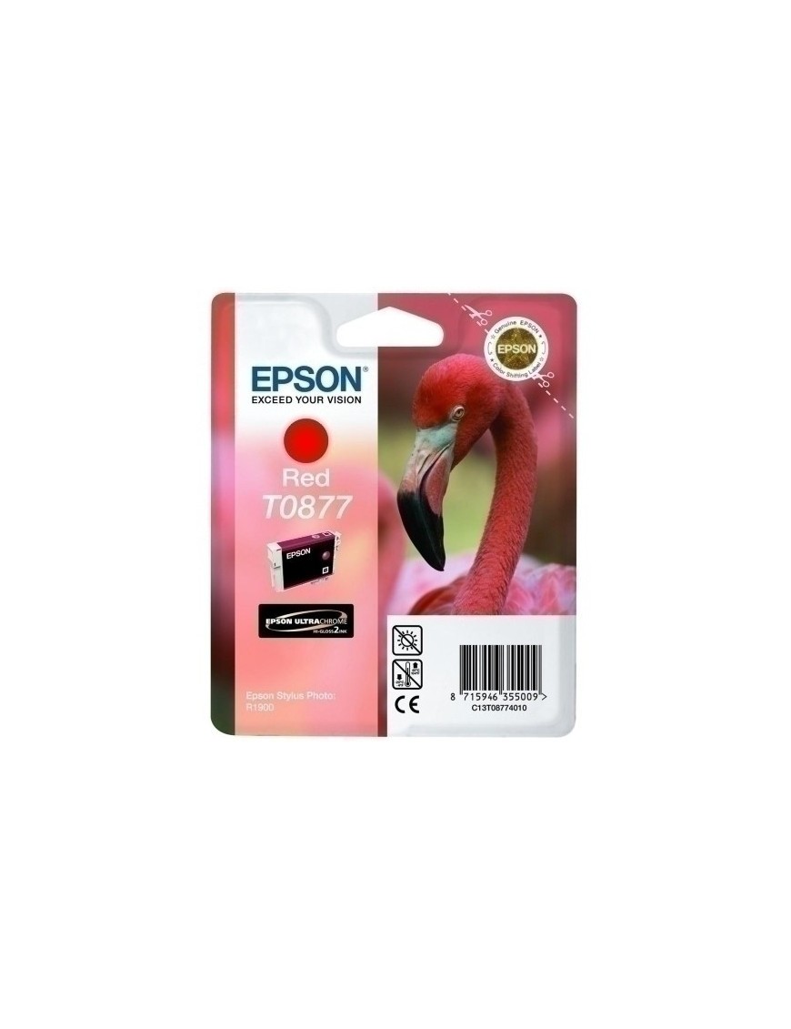 Cart.Ij.Epson T087740 Rojo