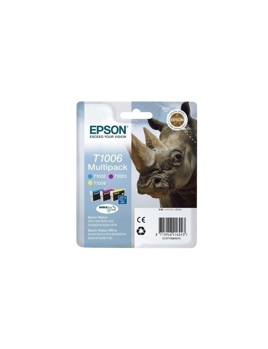 Cart.Ij.Epson T100640 B40W Multipack 3 C