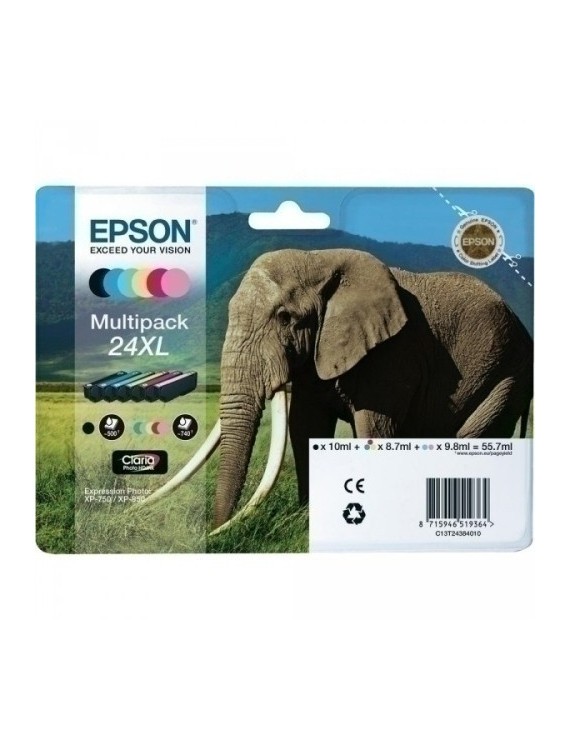 Cart.Ij.Epson T243840 Nº24Xl Pack 6