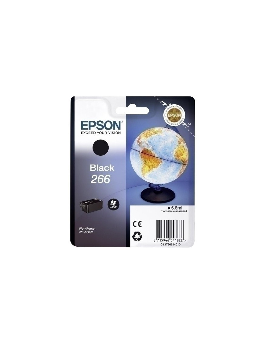 Cart.Ij.Epson T266140 Nº266 Negro