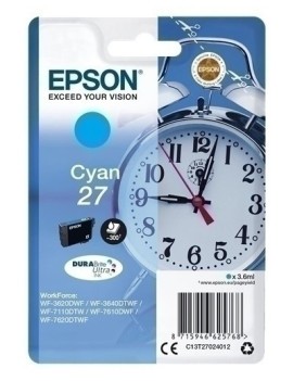 Cart.Ij.Epson T270240 Nº27 Cian