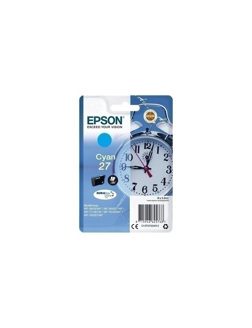 Cart.Ij.Epson T270240 Nº27 Cian