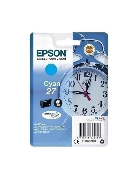 Cart.Ij.Epson T270240 Nº27 Cian