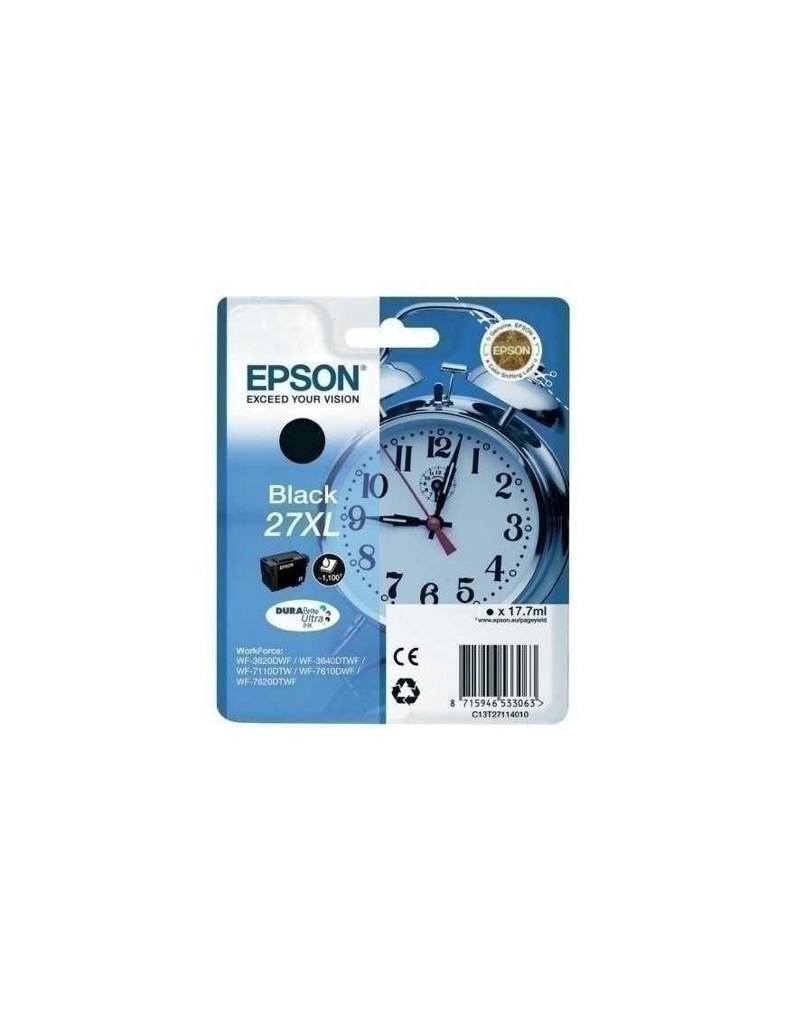 Cart.Ij.Epson T271140 Nº27Xl Negro