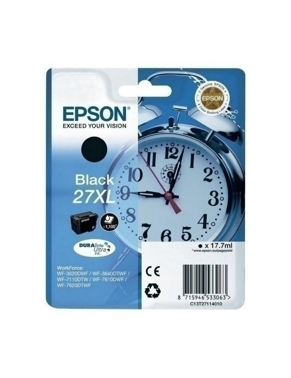 Cart.Ij.Epson T271140 Nº27Xl Negro