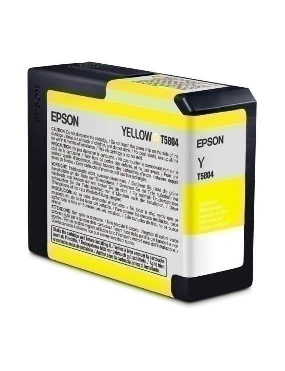 Cart.Ij.Epson T580400 Amarillo