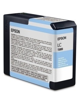 Cart.Ij.Epson T580500 Cian Claro