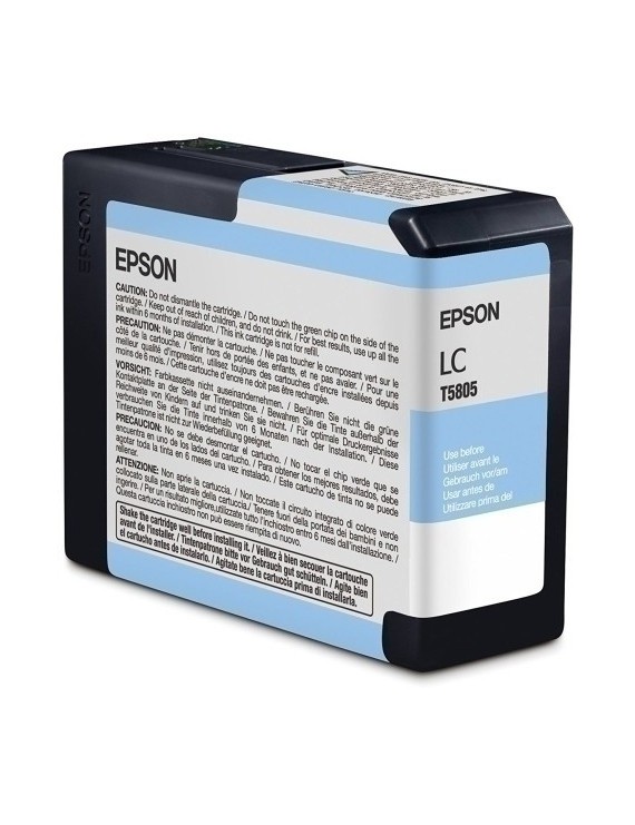 Cart.Ij.Epson T580500 Cian Claro