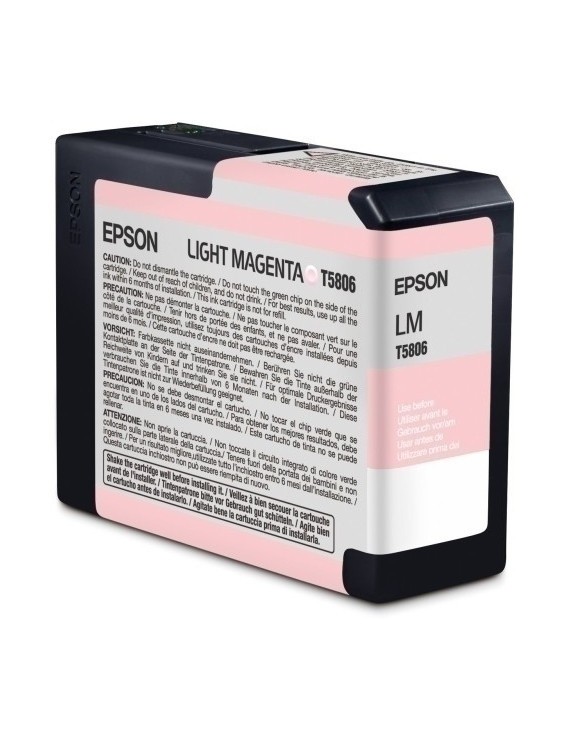 Cart.Ij.Epson T580600 Magenta Claro