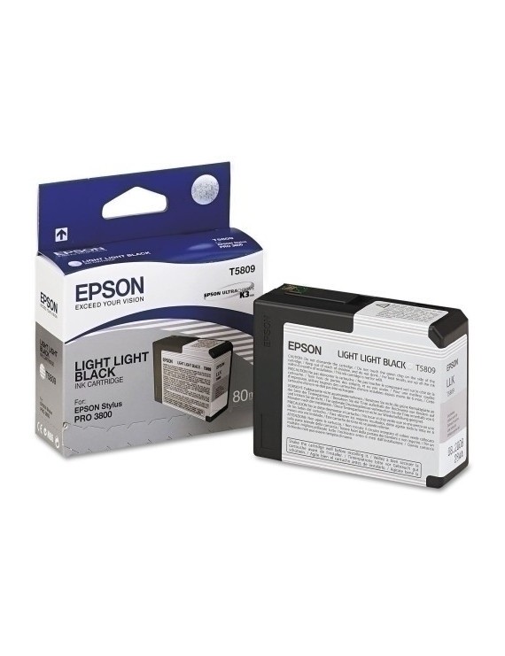 Cart.Ij.Epson T580900 Gris Claro