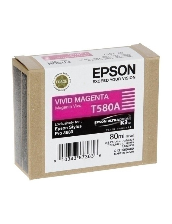 Cart.Ij.Epson T580A00 Magenta Vivo