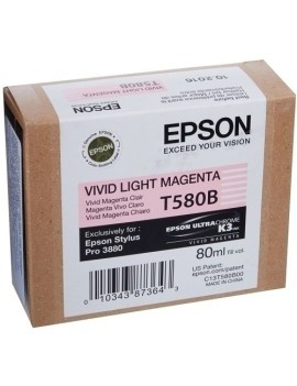 Cart.Ij.Epson T580B00 Magenta Vivo Claro