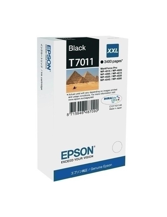 Cart.Ij.Epson T701140 Negro Xxl