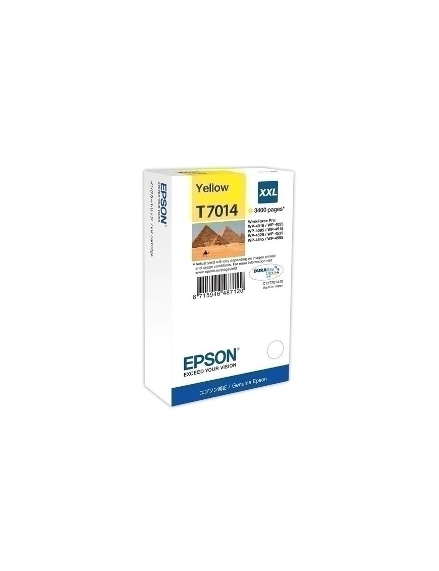 Cart.Ij.Epson T701440 Amarillo Xxl