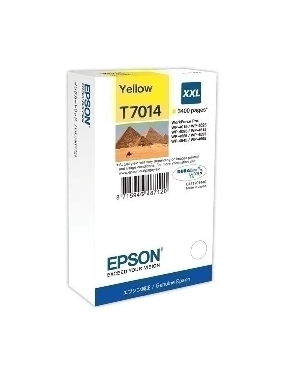 Cart.Ij.Epson T701440 Amarillo Xxl