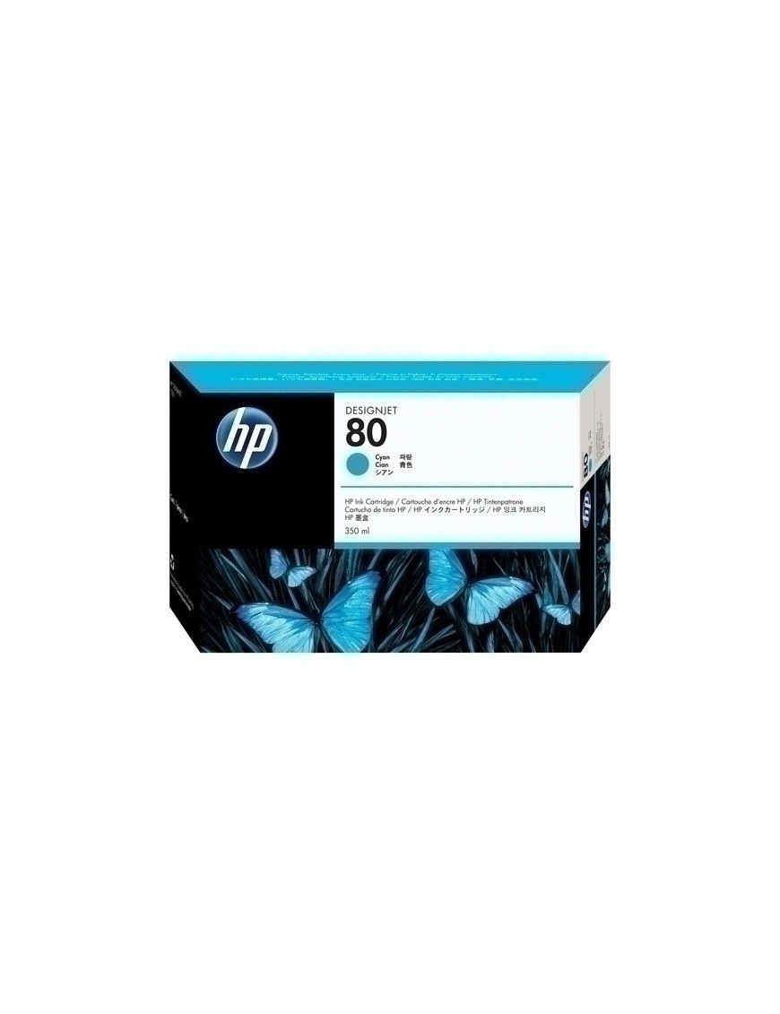 Cart.Ij.Hp C4846A Nº80 Cian 350Ml