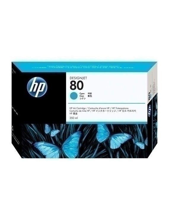 Cart.Ij.Hp C4846A Nº80 Cian 350Ml