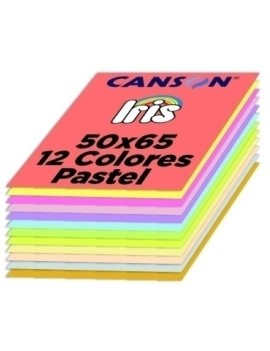 Cartulina 50X65 Iris 185G Col. Pastel P/