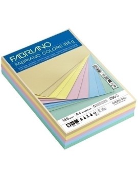 Cartulina A4 Fabr. 185G P/250 Col.Pastel