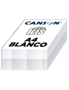 Cartulina A4 Iris 185G Blanco P/250