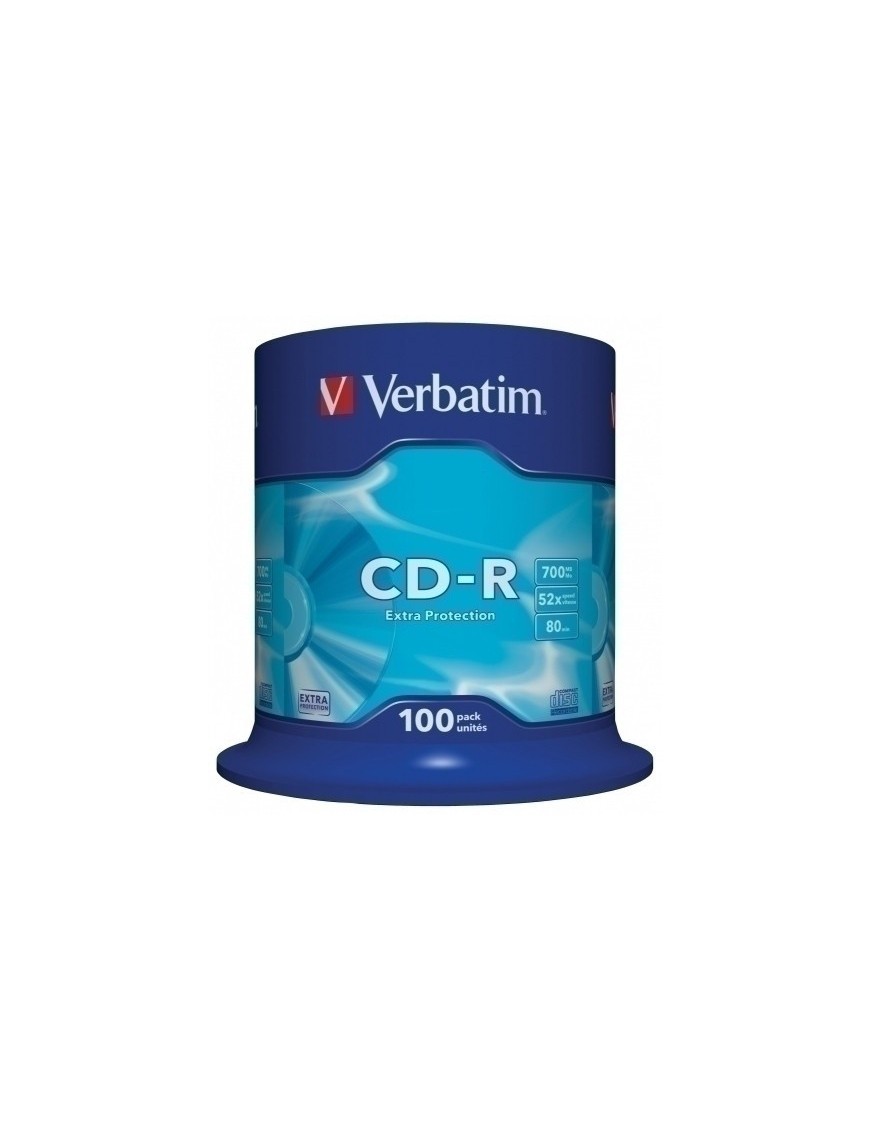 Cd-Rom Verbatim 700Mb 48X Spindle 100