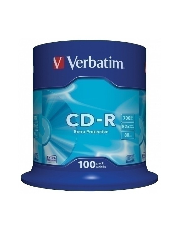 Cd-Rom Verbatim 700Mb 48X Spindle 100