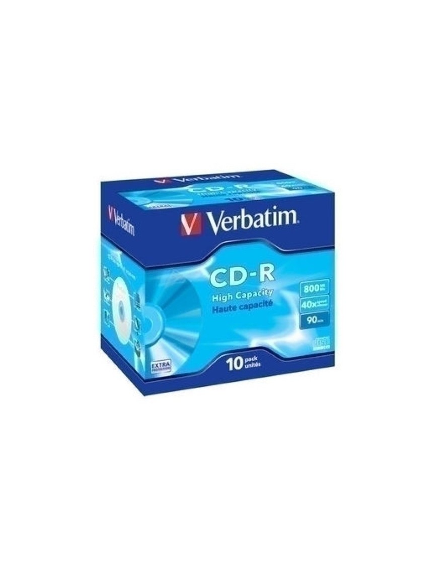 Cd-Rom Verbatim 800Mb 40X Jewel C/10