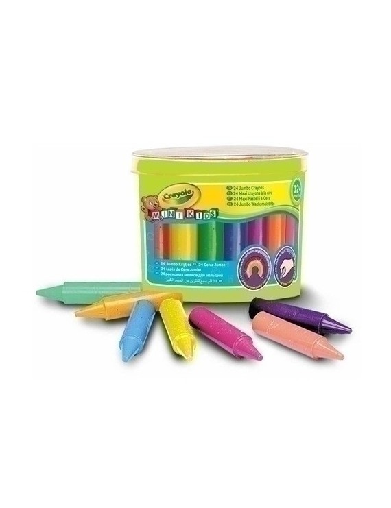 Ceras Crayola Jumbo Bote De 24