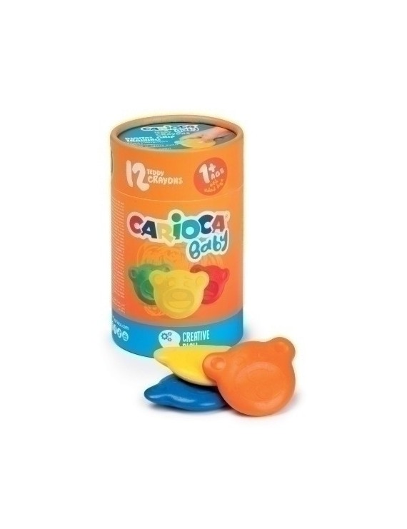 Ceras Color Carioca Teddy Caja De 12