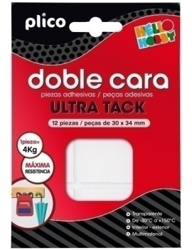 Cinta Doble Cara Plico 30X34 Ultra Tack