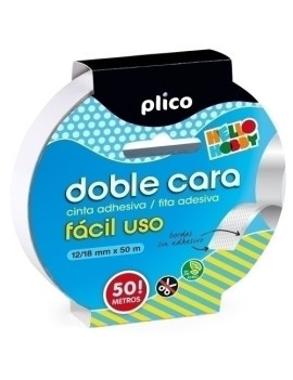 Cinta Doble Cara Plico 50X12/18 Facil Us